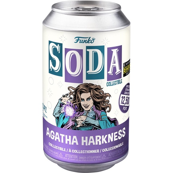 WandaVision Agatha Funko Vinyl Soda Figure Entertainment Earth Exclusive! - Picture 2 of 3